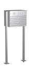 Knobloch Briefkastenanlage FS61-244H-P-E, Farbe: Edelstahl
