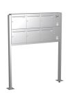 Knobloch Briefkastenanlage FS63-244-P-E, Farbe: Edelstahl