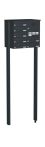 Knobloch Briefkastenanlage FS71-244H, Farbe: RAL 7016 Anthrazitgrau glatt matt