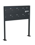 Knobloch Briefkastenanlage FS73-200-P, Farbe: RAL 7016 Anthrazitgrau glatt matt