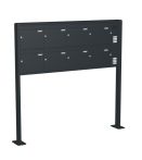 Knobloch Briefkastenanlage FS81-200-P, Farbe: RAL 7016 Anthrazitgrau glatt matt