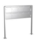 Knobloch Briefkastenanlage FS82-244-P-E, Farbe: Edelstahl