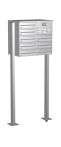 Knobloch Briefkastenanlage FS82-244H-P-E, Farbe: Edelstahl