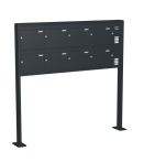 Knobloch Briefkastenanlage FS83-200-P, Farbe: RAL 7016 Anthrazitgrau glatt matt
