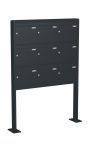Knobloch Briefkastenanlage FS90-200-P, Farbe: RAL 7016 Anthrazitgrau glatt matt