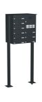 Knobloch Briefkastenanlage FS91-244H-P, Farbe: RAL 7016 Anthrazitgrau glatt matt