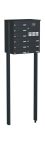 Knobloch Briefkastenanlage FS92-244H, Farbe: RAL 7016 Anthrazitgrau glatt matt