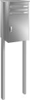 Knobloch Paketkasten KNOBOX6, RAL 9007, Einbetonieren