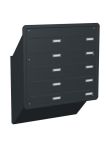 Knobloch Briefkastenanlage MD100-130, Farbe: RAL 7016 Anthrazitgrau glatt matt