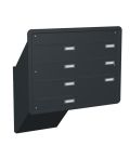 Knobloch Briefkastenanlage MD70-130, Farbe: RAL 7016 Anthrazitgrau glatt matt