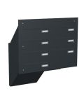 Knobloch Briefkastenanlage MD70-OR, Farbe: RAL 7016 Anthrazitgrau glatt matt