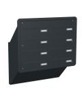 Knobloch Briefkastenanlage MD80-130, Farbe: RAL 7016 Anthrazitgrau glatt matt
