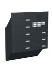 Knobloch Briefkastenanlage MD81-OR, Farbe: RAL 7016 Anthrazitgrau glatt matt