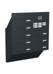 Knobloch Briefkastenanlage MD82-OR, Farbe: RAL 7016 Anthrazitgrau glatt matt