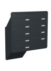 Knobloch Briefkastenanlage MD90-130, Farbe: RAL 7016 Anthrazitgrau glatt matt