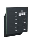 Knobloch Briefkastenanlage TS102-S, Farbe: RAL 7016 Anthrazitgrau glatt matt