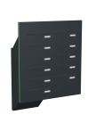 Knobloch Briefkastenanlage TS110-S, Farbe: RAL 7016 Anthrazitgrau glatt matt