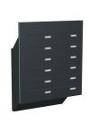 Knobloch Briefkastenanlage TS120-S, Farbe: RAL 7016 Anthrazitgrau glatt matt
