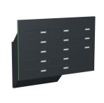 Knobloch Briefkastenanlage TS130-S, Farbe: RAL 7016 Anthrazitgrau glatt matt