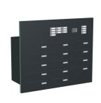Knobloch Briefkastenanlage TS142-G, Farbe: RAL 7016 Anthrazitgrau glatt matt