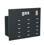 Knobloch Briefkastenanlage TS151-G, Farbe: RAL 7016 Anthrazitgrau glatt matt