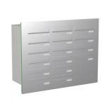 Knobloch Briefkastenanlage TS160-G-E, Farbe: Edelstahl