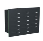 Knobloch Briefkastenanlage TS170-G, Farbe: RAL 7016 Anthrazitgrau glatt matt