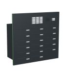Knobloch Briefkastenanlage TS171-G, Farbe: RAL 7016 Anthrazitgrau glatt matt