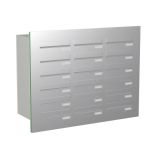 Knobloch Briefkastenanlage TS180-G-E, Farbe: Edelstahl