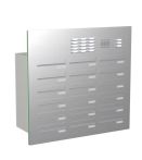 Knobloch Briefkastenanlage TS181-G-E, Farbe: Edelstahl
