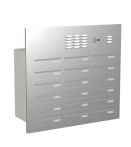 Knobloch Briefkastenanlage TS183-G-E, Farbe: Edelstahl