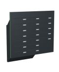 Knobloch Briefkastenanlage TS190-S, Farbe: RAL 7016 Anthrazitgrau glatt matt