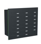Knobloch Briefkastenanlage TS200-G, Farbe: RAL 7016 Anthrazitgrau glatt matt