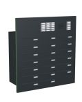 Knobloch Briefkastenanlage TS201-G, Farbe: RAL 7016 Anthrazitgrau glatt matt