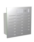 Knobloch Briefkastenanlage TS201-G-E, Farbe: Edelstahl