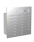 Knobloch Briefkastenanlage TS202-G-E, Farbe: Edelstahl