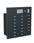 Knobloch Briefkastenanlage TS203-G, Farbe: RAL 7016 Anthrazitgrau glatt matt