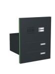 Knobloch Briefkastenanlage TS21-G, Farbe: RAL 7016 Anthrazitgrau glatt matt
