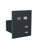 Knobloch Briefkastenanlage TS22-G, Farbe: RAL 7016 Anthrazitgrau glatt matt