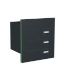 Knobloch Briefkastenanlage TS30-G, Farbe: RAL 7016 Anthrazitgrau glatt matt