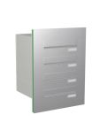 Knobloch Briefkastenanlage TS40-G-E, Farbe: Edelstahl