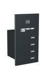 Knobloch Briefkastenanlage TS42-G, Farbe: RAL 7016 Anthrazitgrau glatt matt