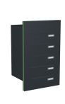Knobloch Briefkastenanlage TS50-G, Farbe: RAL 7016 Anthrazitgrau glatt matt