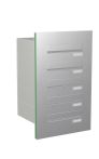 Knobloch Briefkastenanlage TS50-G-E, Farbe: Edelstahl