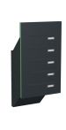 Knobloch Briefkastenanlage TS50-S, Farbe: RAL 7016 Anthrazitgrau glatt matt