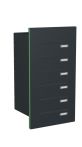 Knobloch Briefkastenanlage TS60-G, Farbe: RAL 7016 Anthrazitgrau glatt matt