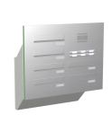 Knobloch Briefkastenanlage TS61-S-E, Farbe: Edelstahl