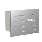 Knobloch Briefkastenanlage TS63-G-E, Farbe: Edelstahl