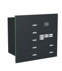 Knobloch Briefkastenanlage TS72-G, Farbe: RAL 7016 Anthrazitgrau glatt matt