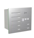Knobloch Briefkastenanlage TS73-G-E, Farbe: Edelstahl